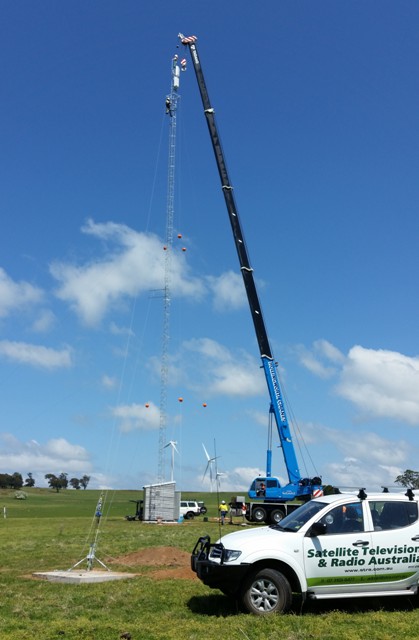 Taralga tower construction reduced